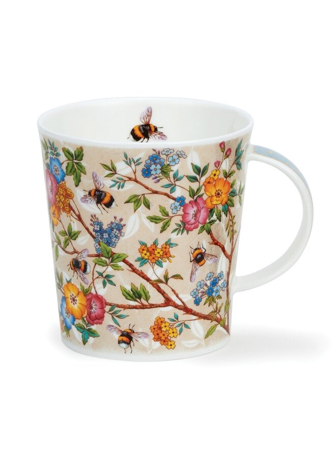 Bee Multic colour & Gold China Mug 137