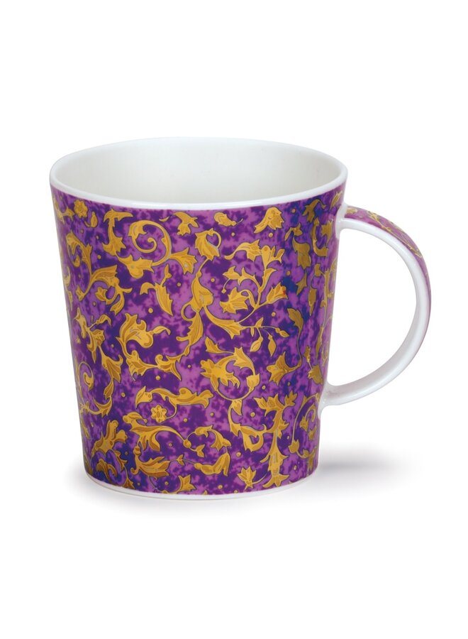 Tasse en porcelaine violette et dorée Mantura 126
