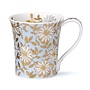 Aqua Blue & Gold China Mug 145