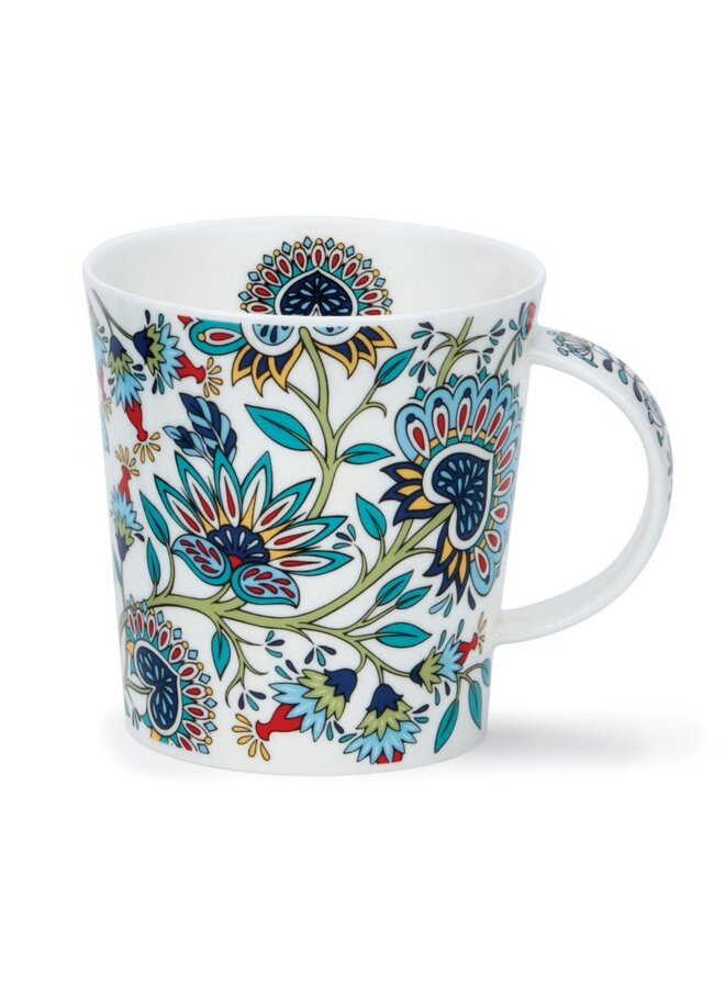 Jacobean White Bone China Mug 144