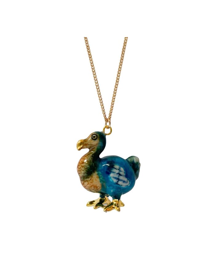 Dodo Charm Necklace Teal 127