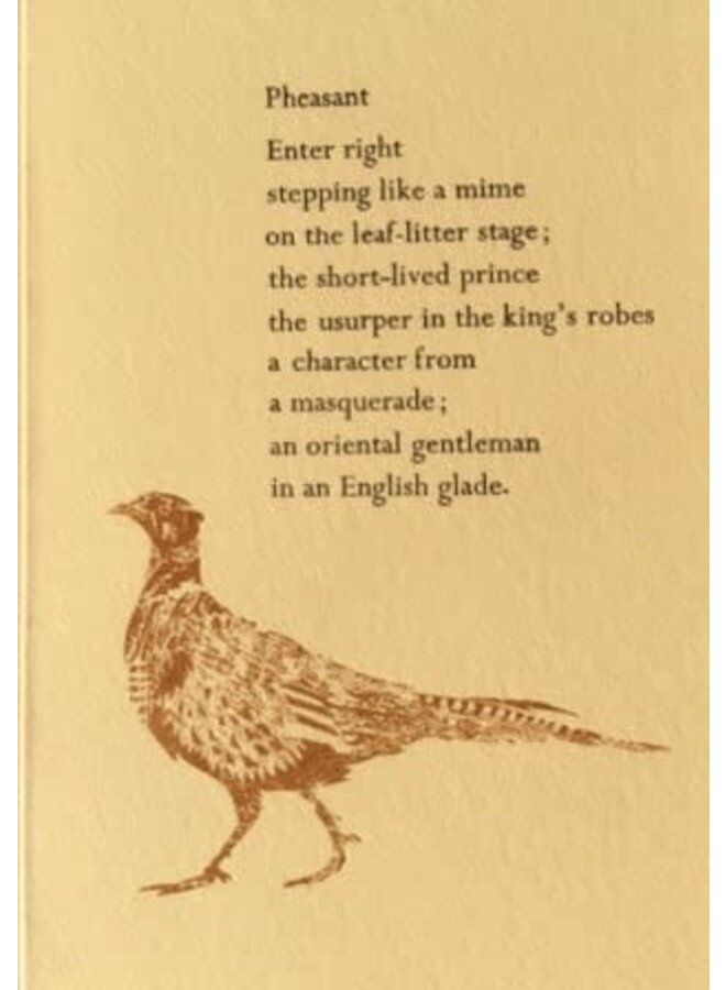 Pheasant Card with poem 34
