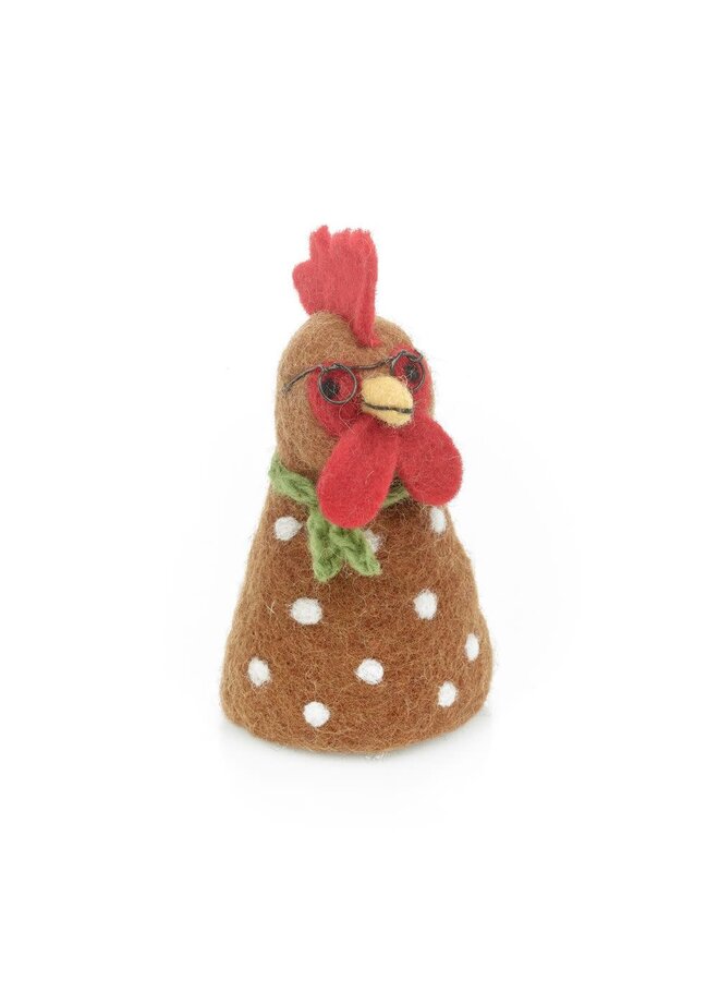 Chicken Farmyard Buddy Felt Egg Cosy