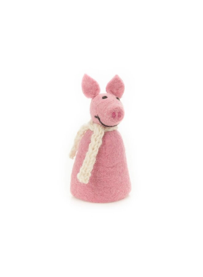 Pig Farmyard Buddy Felt Egg Cosy