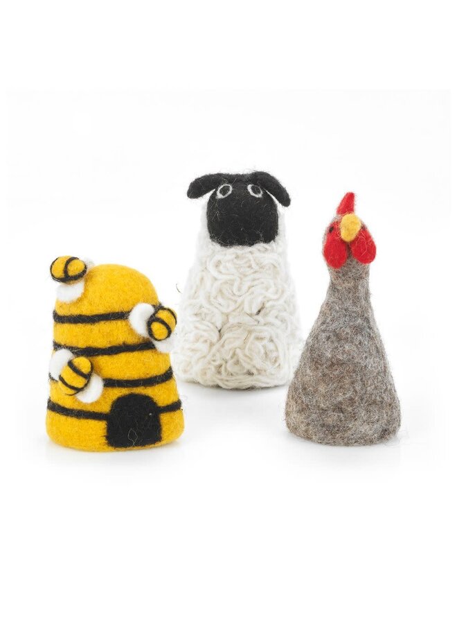 Sheep Farmyard Friends Felt Egg Cosy