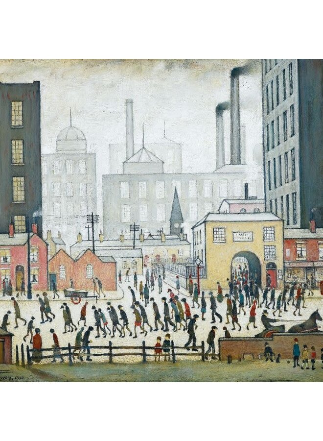 Tarjeta Viniendo de The Mill de LS Lowry