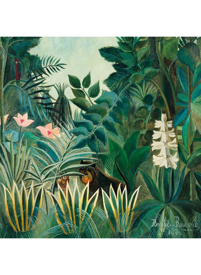 The Equatorial Jungle Card by Henri Rousseau