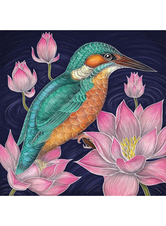 Kingfisher Card by Catherine Rowe