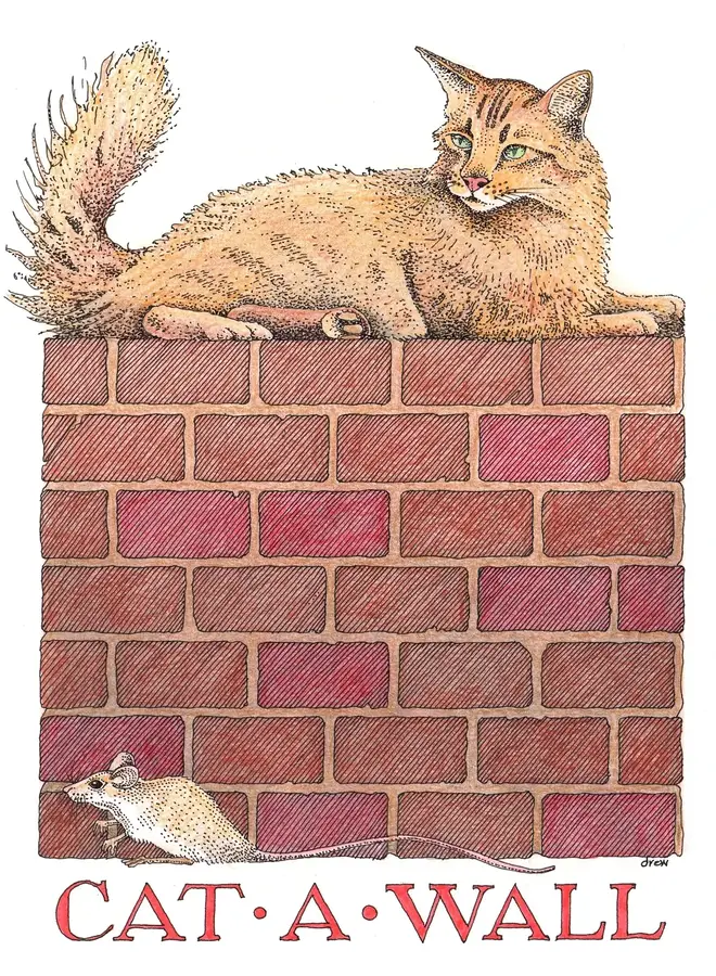 Большая карта Cat-A-Wall 922