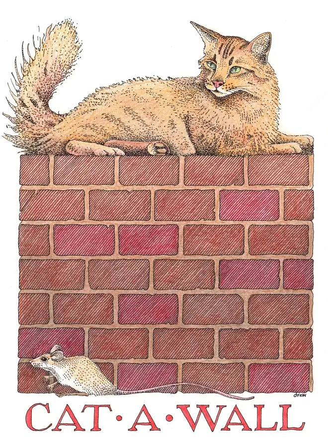 Cat-A-Wall large card 922