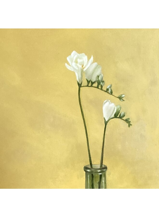 Freesia on a Yellow Ground