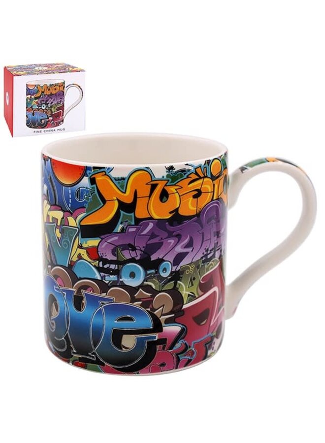 Taza Graffiti Art Work en caja