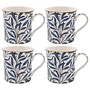 Juego de 4 tazas de Willow Bough Morris