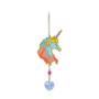 Unicorn Head, Confetti crystal hanging 11