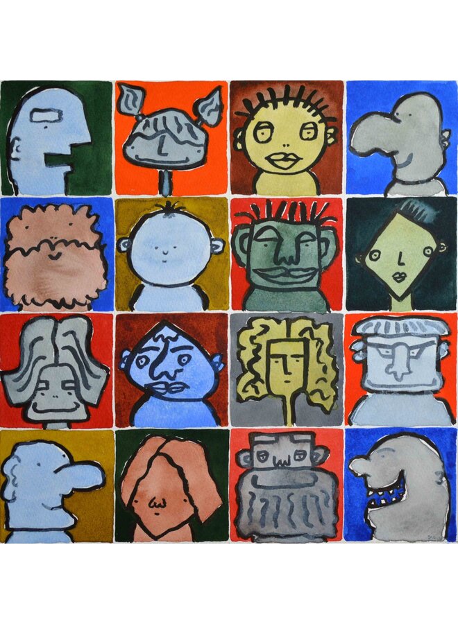 Sixteen Heads (Mr Big Nose) -  021