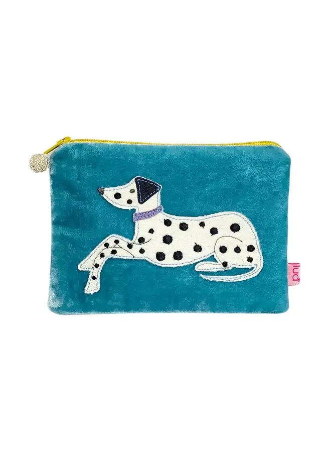 Кошелек Dalmation Velvet Applique Бирюзовый 1022