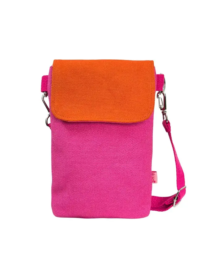 Handytasche Geldbörse Hot Pink / Orange 994