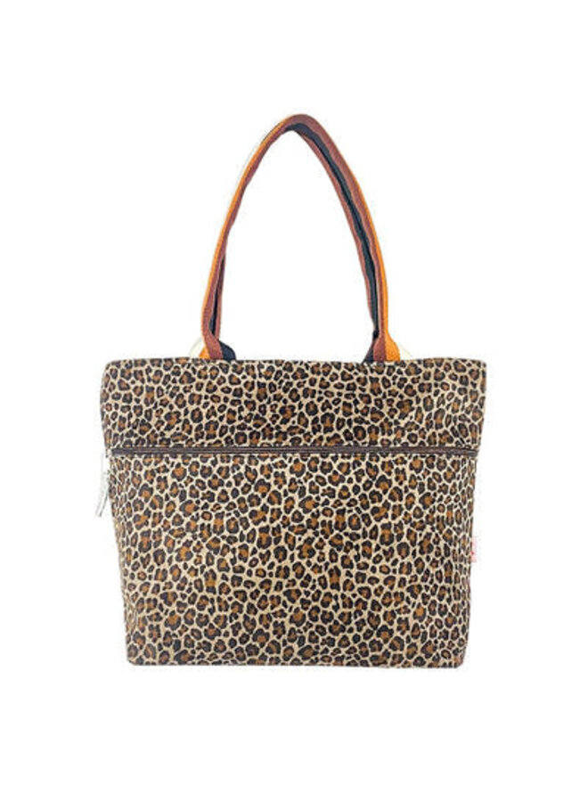 Einkaufstasche Corderoy - Leopard 655