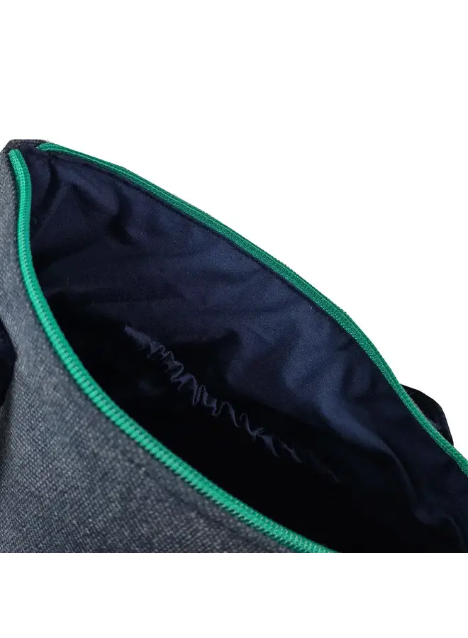 Рюкзак из джинсовой ткани синего цвета 1015