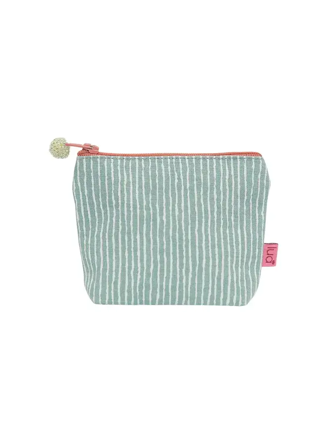 Stripe Mini  Purse  Gray1032