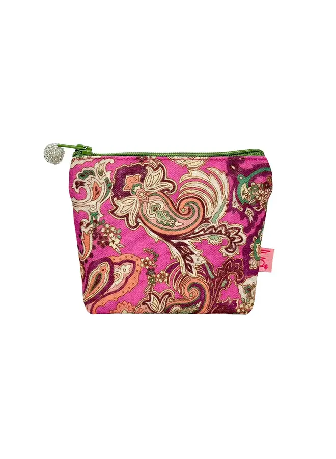 Monedero Mini Paisley Rosa 1033