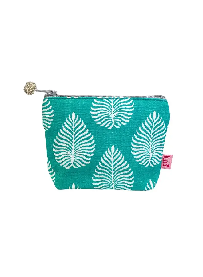 Leaf Mini Purse Aqua1035