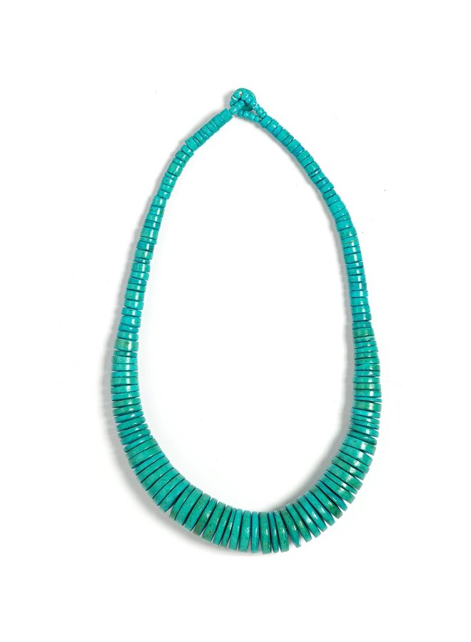 Coco Disk Turquoise necklace 168