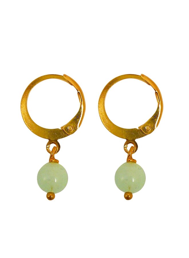 Boucles d'oreilles aigue-marine 174