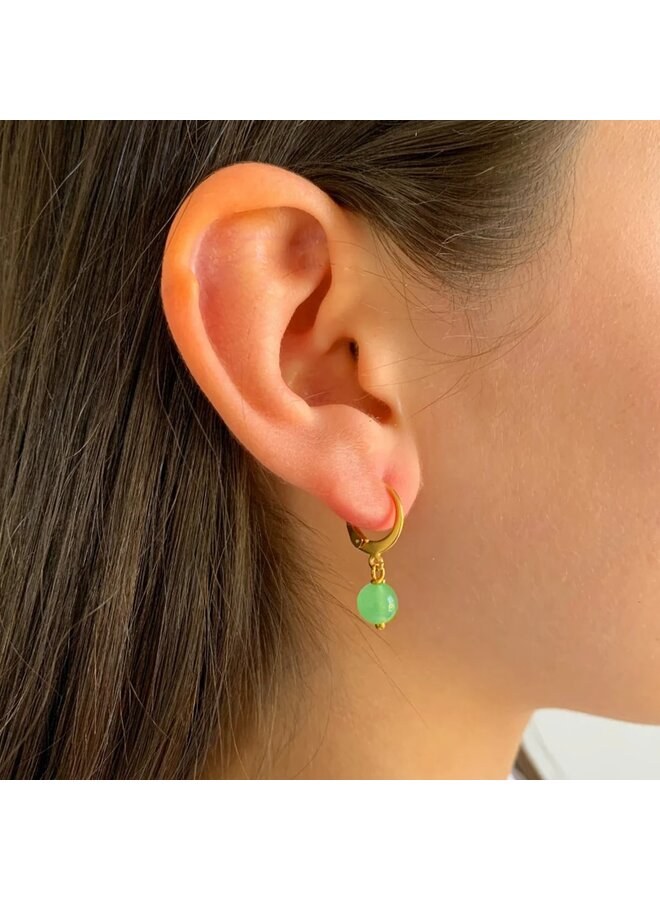 Green Adventurine Earrings 175