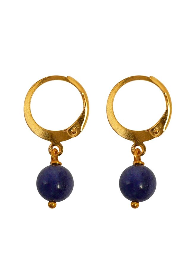 Boucles d'oreilles sodalite 176