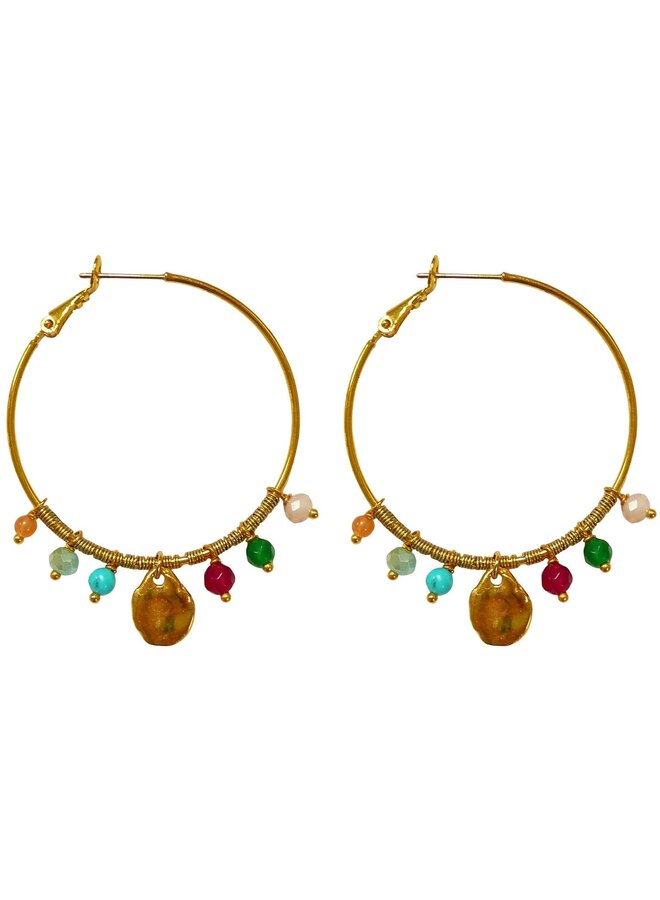 Charm Hoop Earrings 181