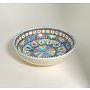 Rainbow bowl flat medium - hand made 23