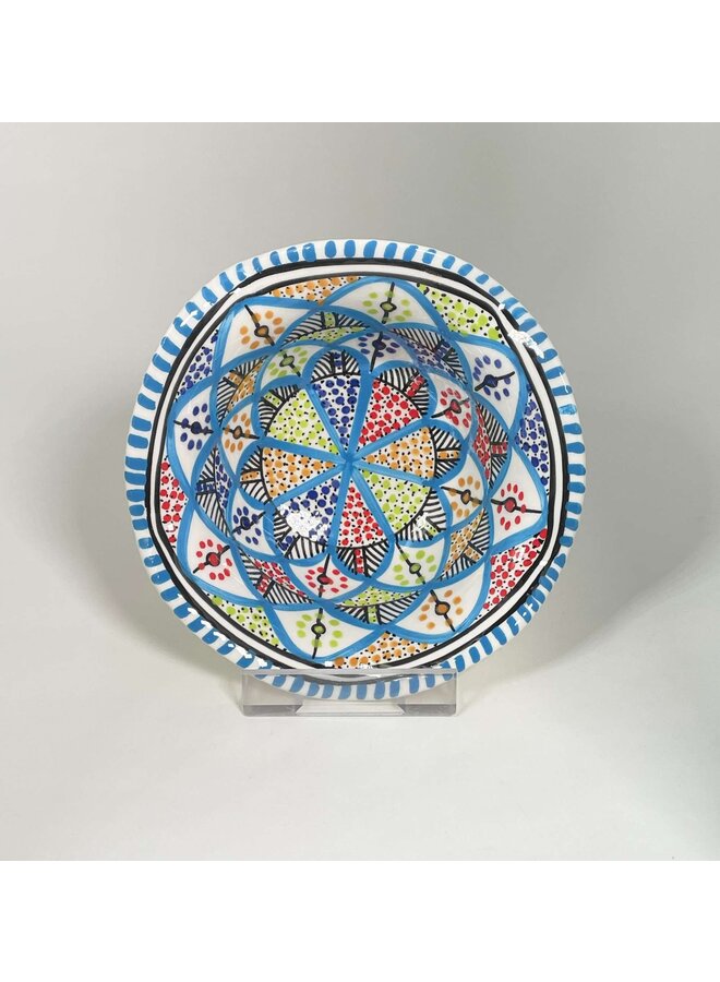 Flower Rainbow Bowl- small - hand made 27