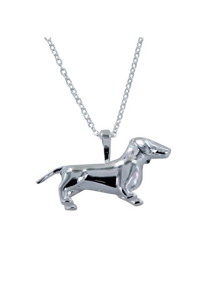 Dachshund Silver necklace 113