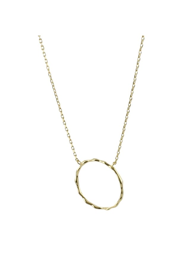 Hula Hoop Gold necklace  117