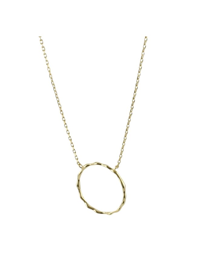 Золотое колье Хула-хуп 117