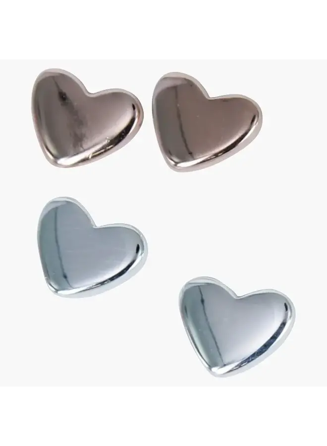 Серебряные серьги-гвоздики Petite Heart ONE ONLY 127