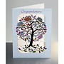 Congratulations Exotic Flowering Tree Card