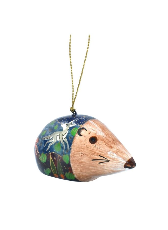 Woodland Hedgehog Papier Mache-dekoration 23