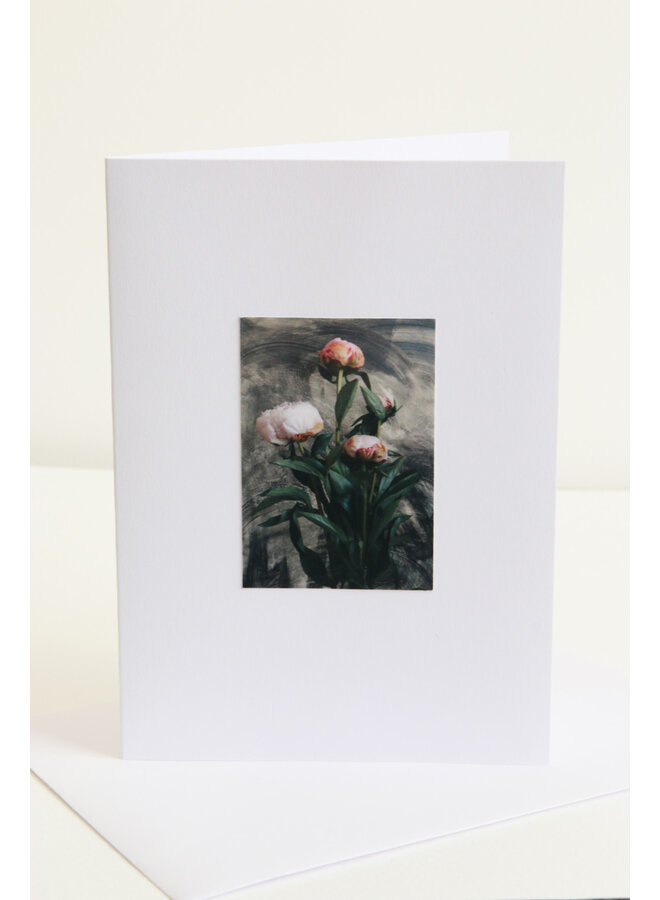 Pink Peony  Photo Art Card 04