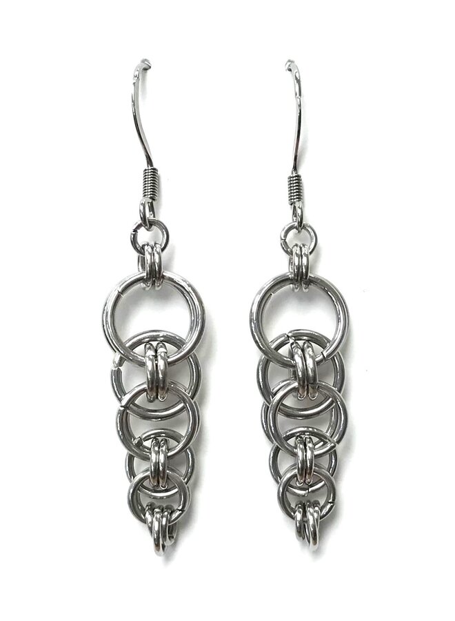 Helm Chain Maille earrings 05