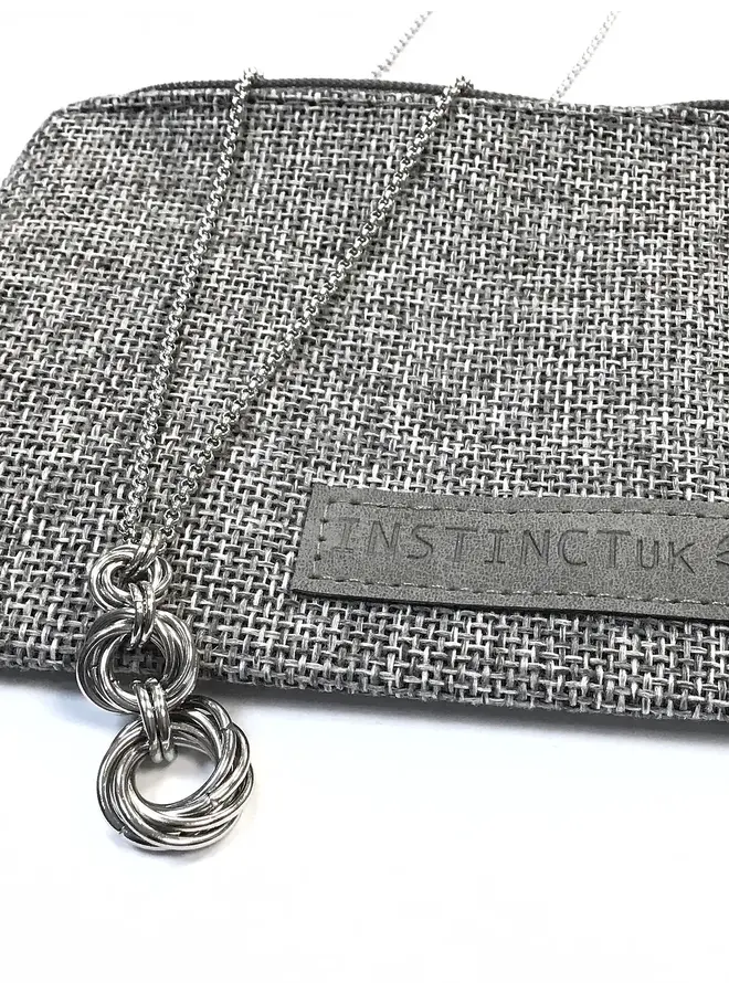 Rose Chain Maille Graduierte Halskette 06