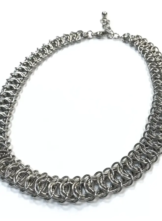 Chain Maille Armor Scroll Chocker 10