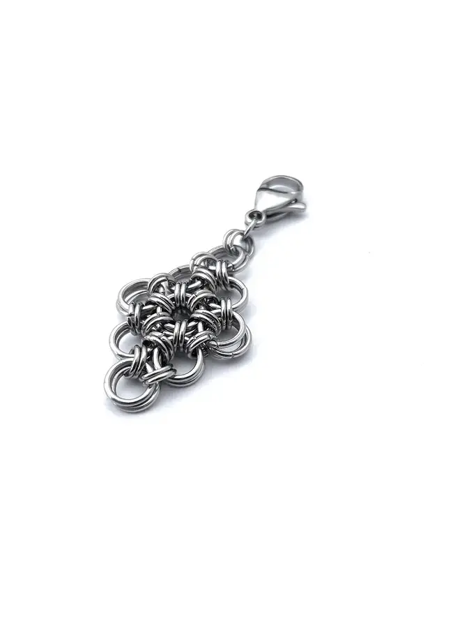 Japanese  Chain Maille Zip Clip 19