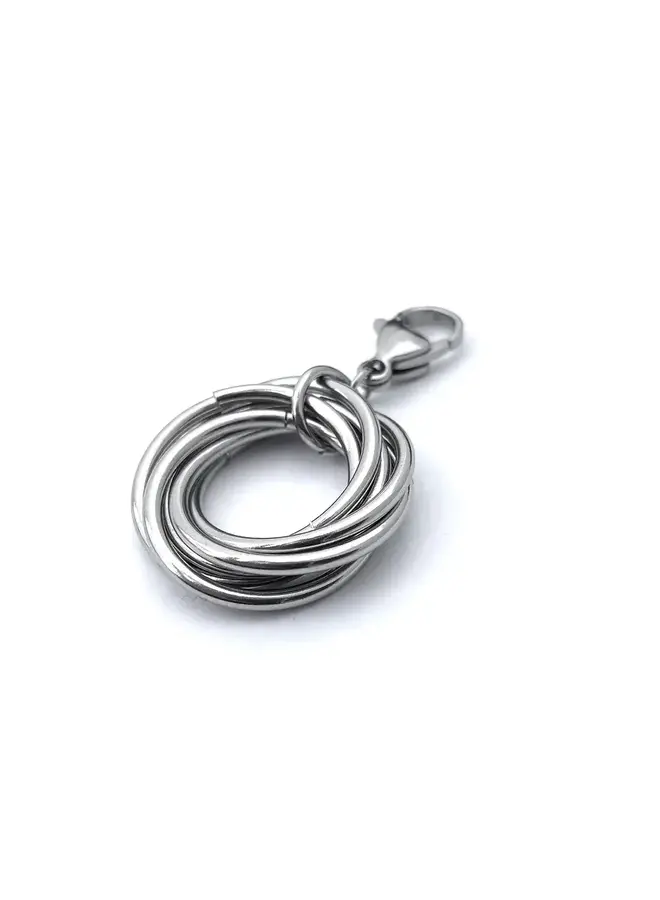 Rose  Chain Maille Zip Clip 21