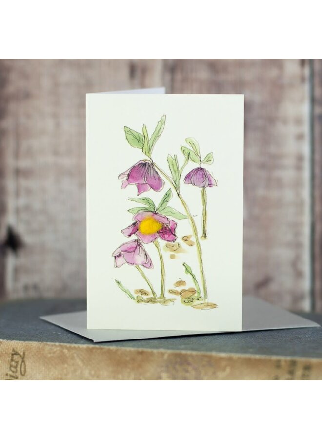 Hellebores Mini Card 073