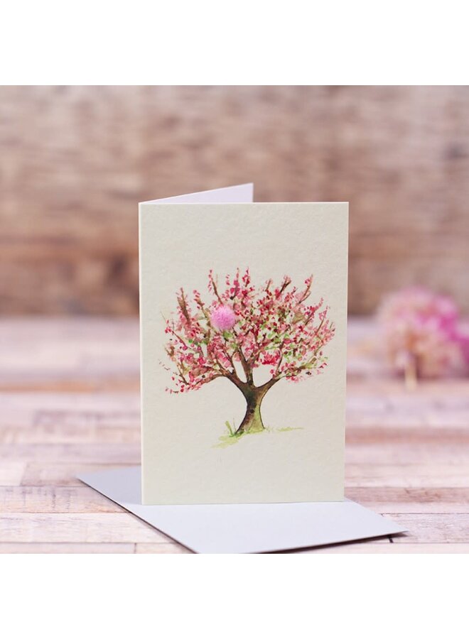 Apfelblüten-Minikarte 075