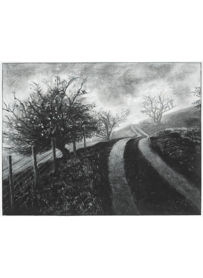 Mist on The Road to Rake Farm No. 3 Giclee print Rolled 38 cm x 28.5 cm