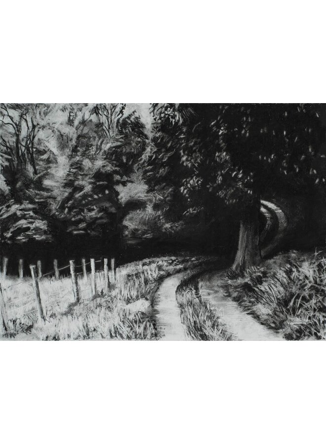 Road to Rake Farm No. 1 Drwaing Framed 49.5 cm x 41 cm