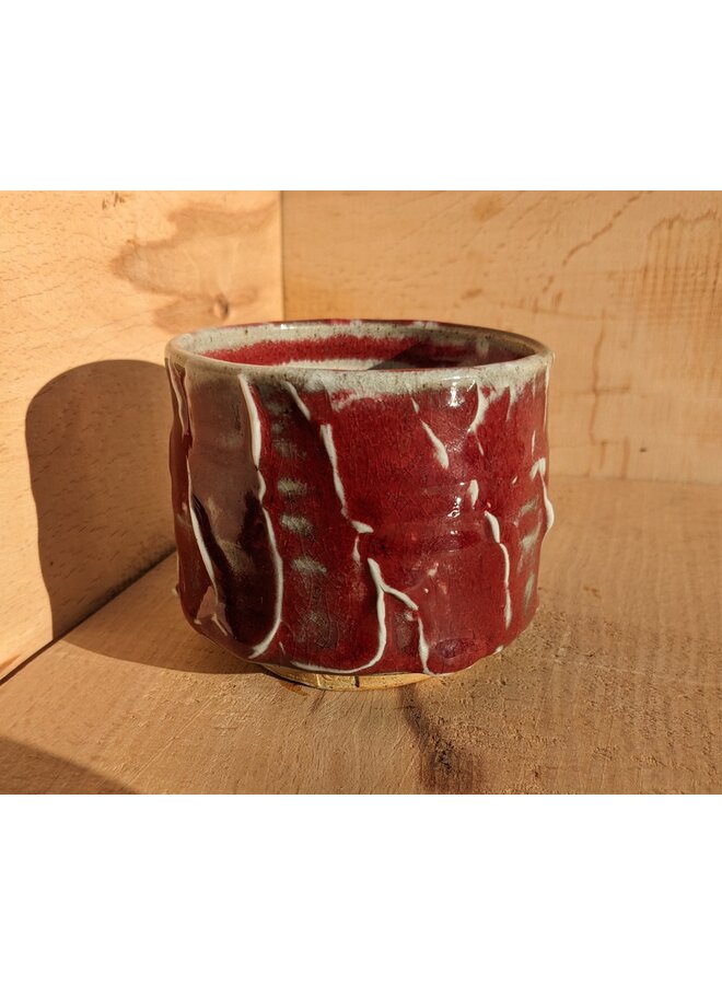 Tazón de té rojo cobre 01